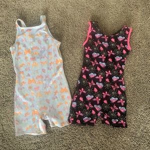 2 Gymnastics Leotards